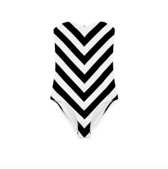 Zara Striped Barbie™ Mattel Swimsuit - Picture 9 of 16